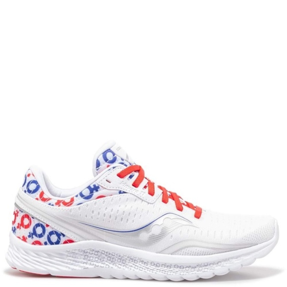 Saucony x Prinkshop women’s Hero Kinvara Running Shoes size 7.5 Red/White/Blue